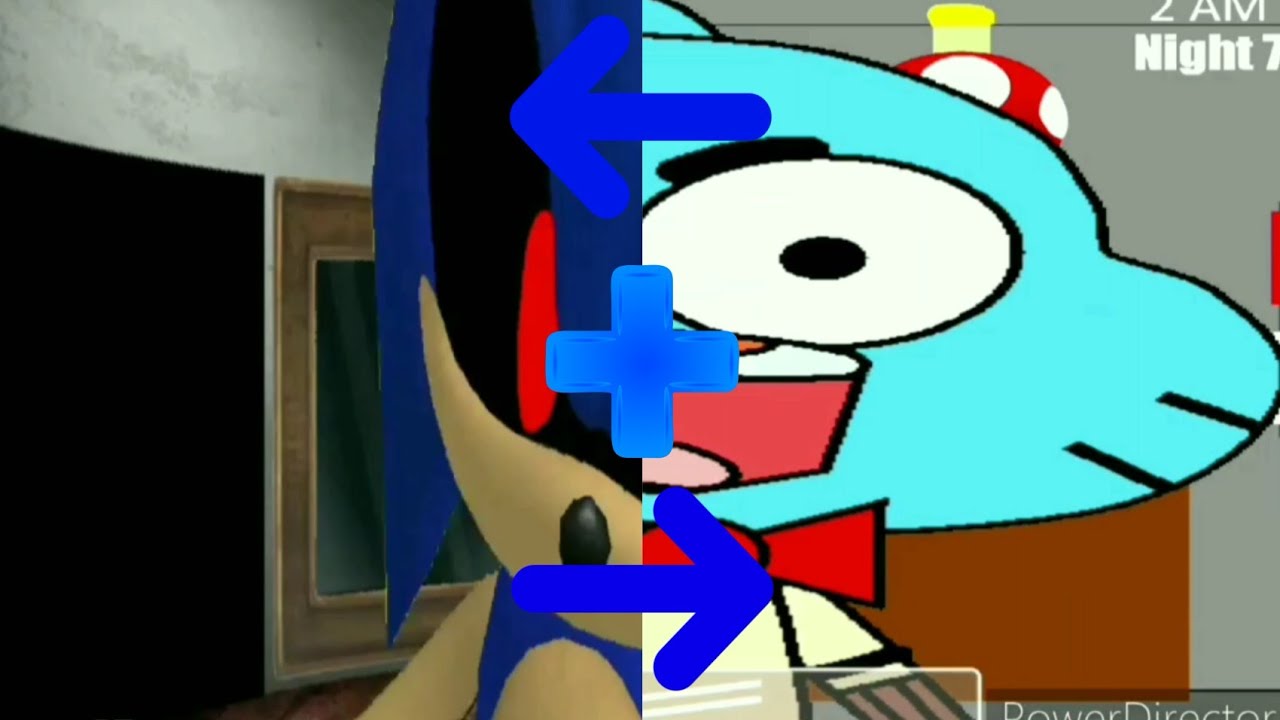 Five Nights At Mario's And Five Nights At Sonic's Reimagined are swaped and combined jumscares