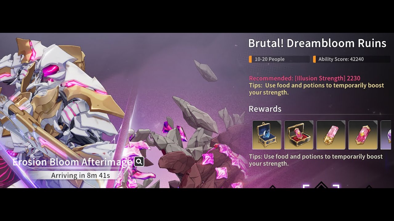 New Raid in BPSR: Brutal! Dreambloom Ruins (Withered Bloomshard)