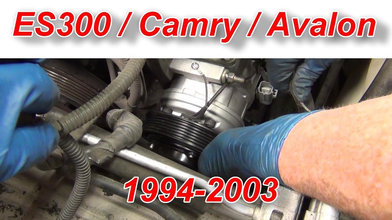 Toyota, Lexus AC Compressor How to Replace Part 1 of 2 Camry ES300 Avalon
