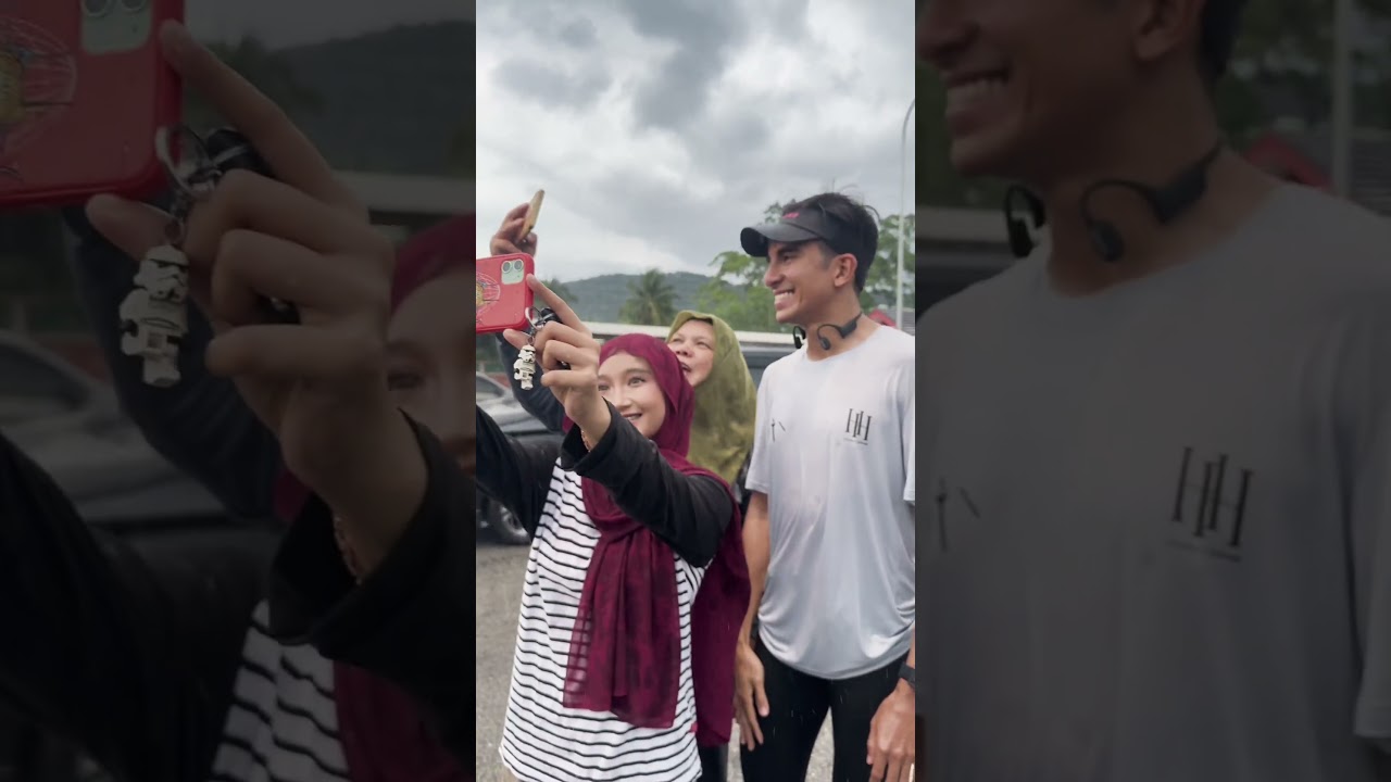 Berhujan Syed Saddiq Tapi Tetap Disambut Meriah Orang Ramai
