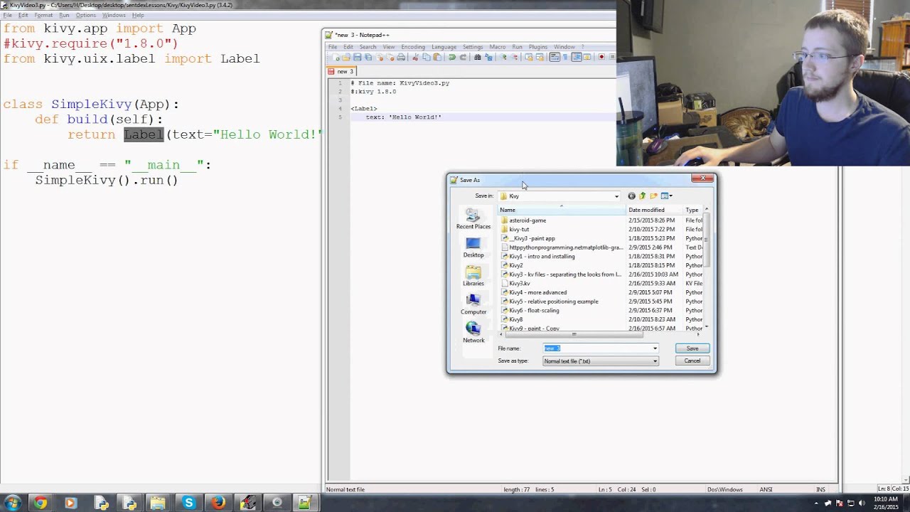 Kivy with Python tutorial Part 3 - The Kivy .kv Language