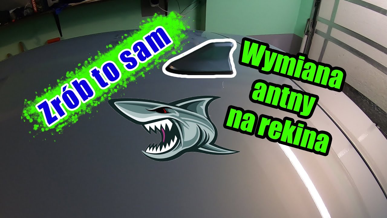 Wymiana anteny zewnętrznej na rekinka/płetwę | Zrób to sam | #ShotFix