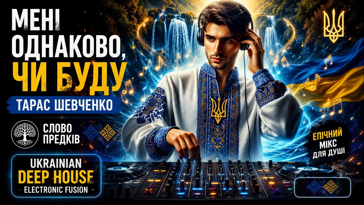 Мені однаково, чи буду — Тарас Шевченко  Слово Предків (Ukrainian Deep House / Electronic Fusion