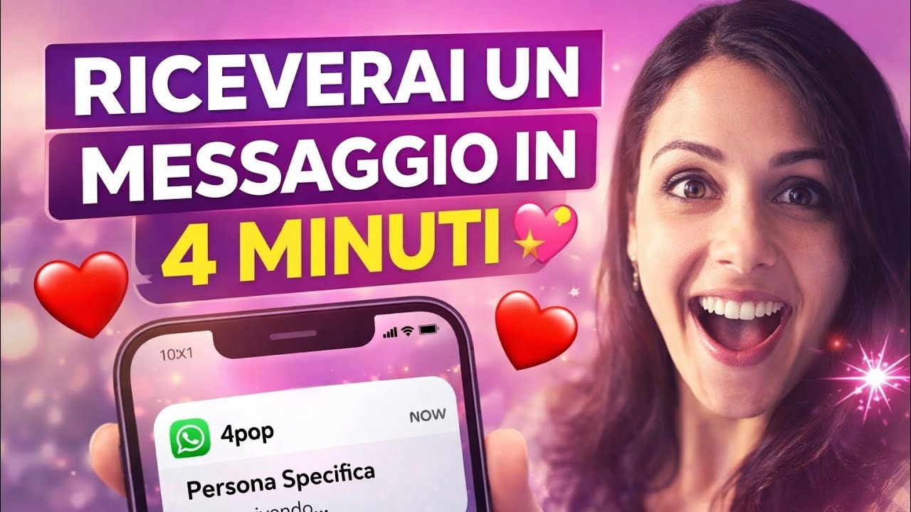 Riceverai un Messaggio dalla Persona Specifica in 4 Minuti 💕 | Meditazione Manifestazione Amore