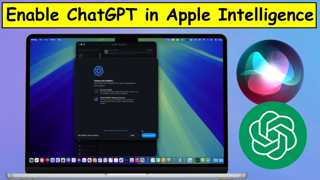 How to Setup ChatGPT  in Apple Intelligence on Mac