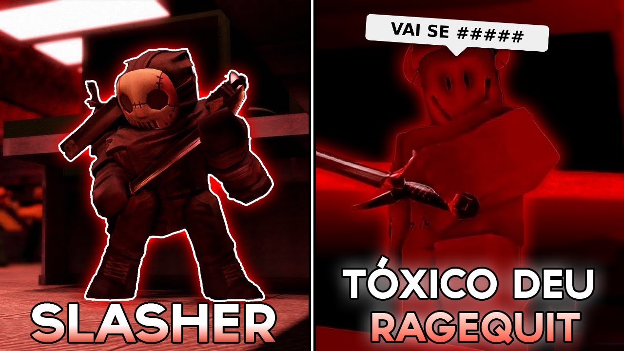Joguei com o SLASHER e fiz um TÓXICO ficar bravo no FORSAKEN