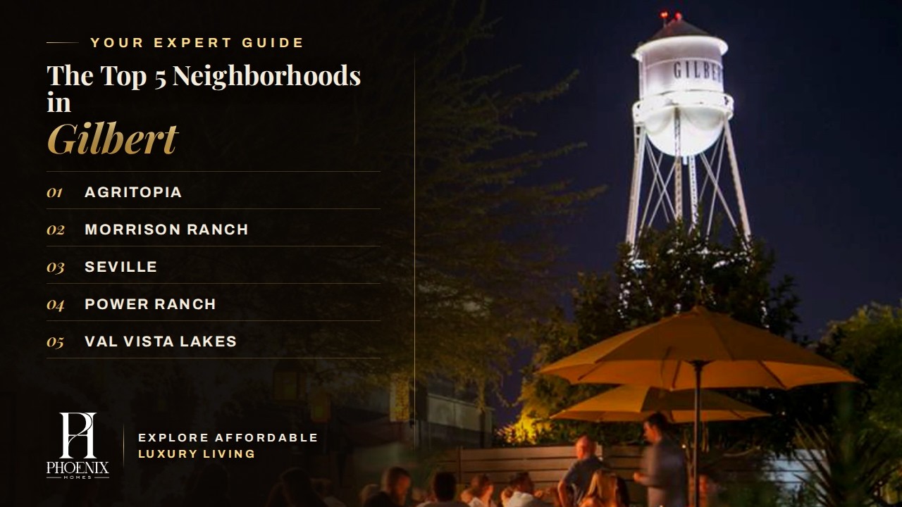 Best Neighborhoods in Gilbert AZ (2025) | Top 5 Communities