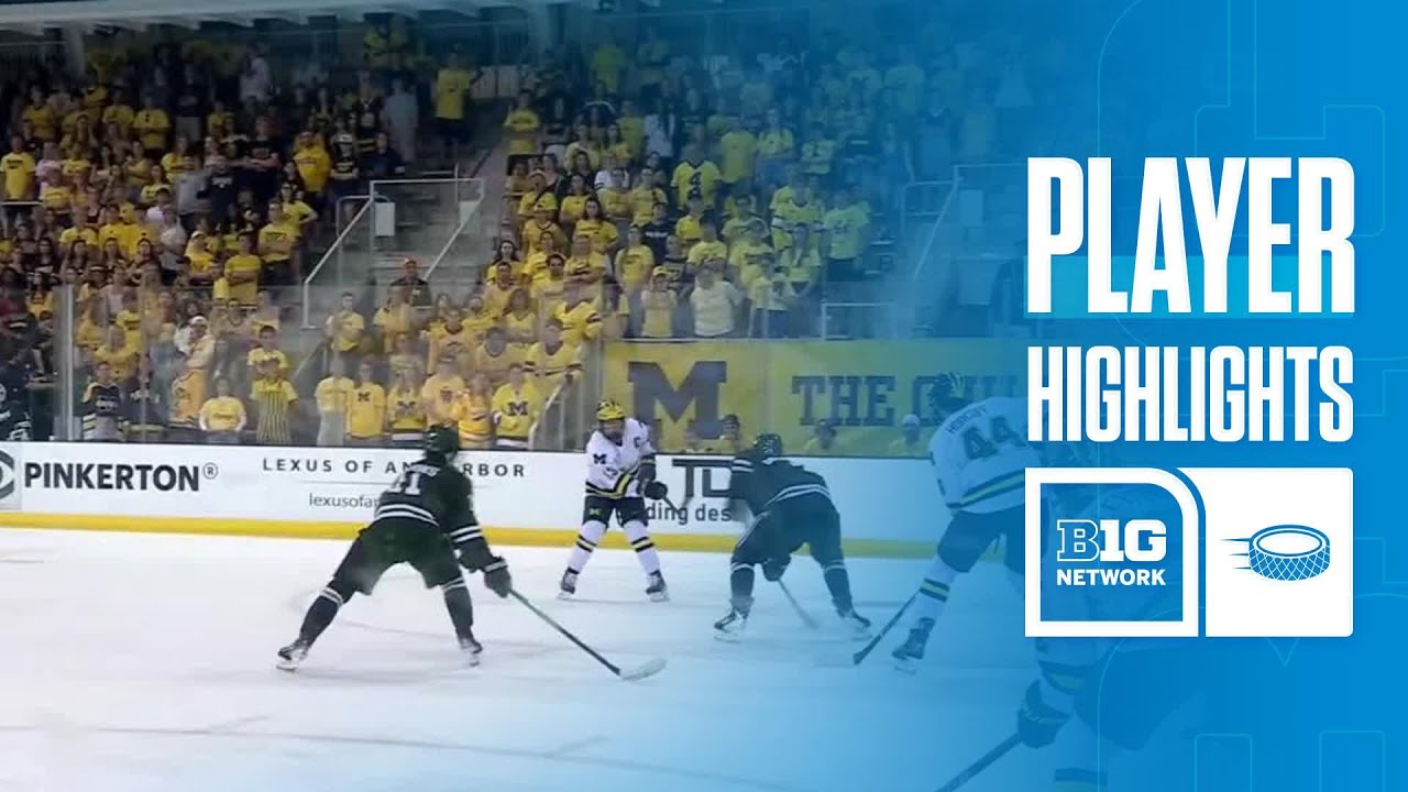 Michael Hage Highlights vs. Mercyhurst | Michigan Hockey | 10/04/2025