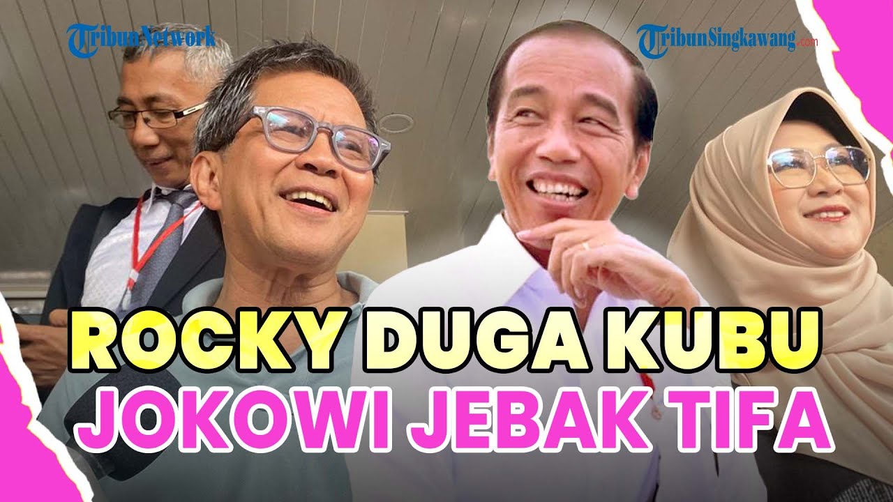 ®️🔴 ROCKY GERUNG TERTAWA❗SAAT PENELITIAN DINILAI PENCEMARAN NAMA BAIK, DUGA KUBU JOKOWI JEBAK TIFA