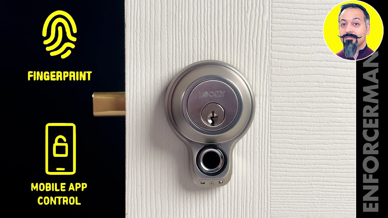 LOCKLY FLEX TOUCH - DISCRETE SMART LOCK WITH FINGERPRINT READER