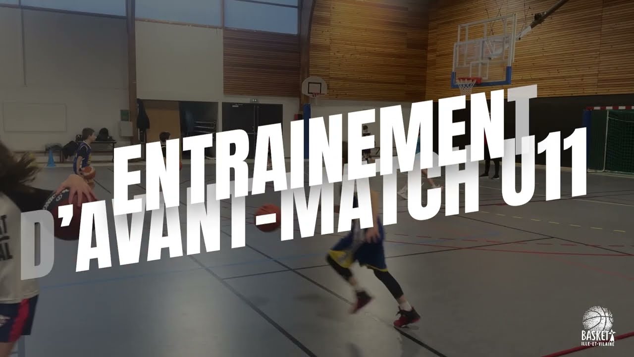 Entrainement d'avant match U11