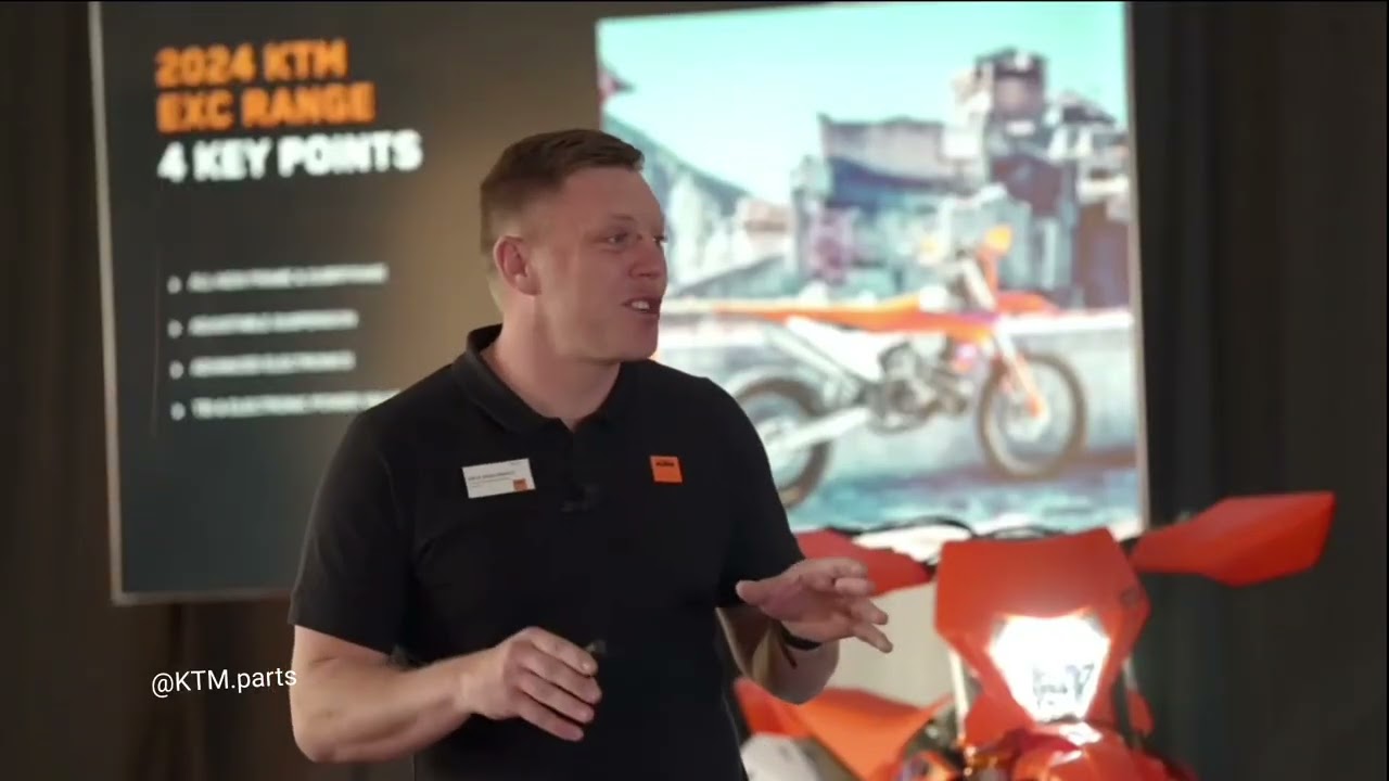KTM эндуро 2024. презентация производителя.