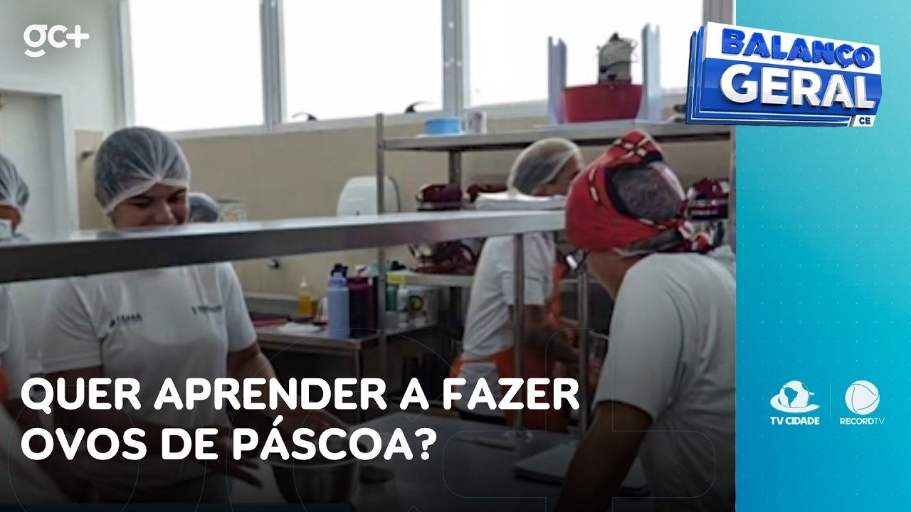 Quer aprender a fazer ovos de páscoa? Tem curso de graça em Fortaleza: saiba mais