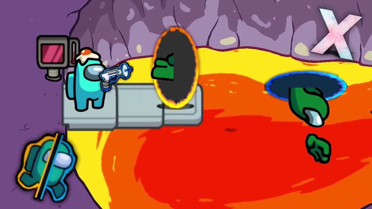 Among Us but the IMPOSTOR CAN CREATE PORTALS! (Mod)