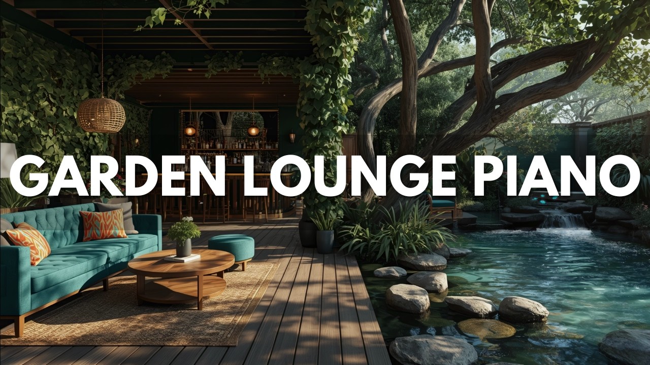 Green Garden Piano 🌿 Smooth Jazz Instrumental for Focus & Ease