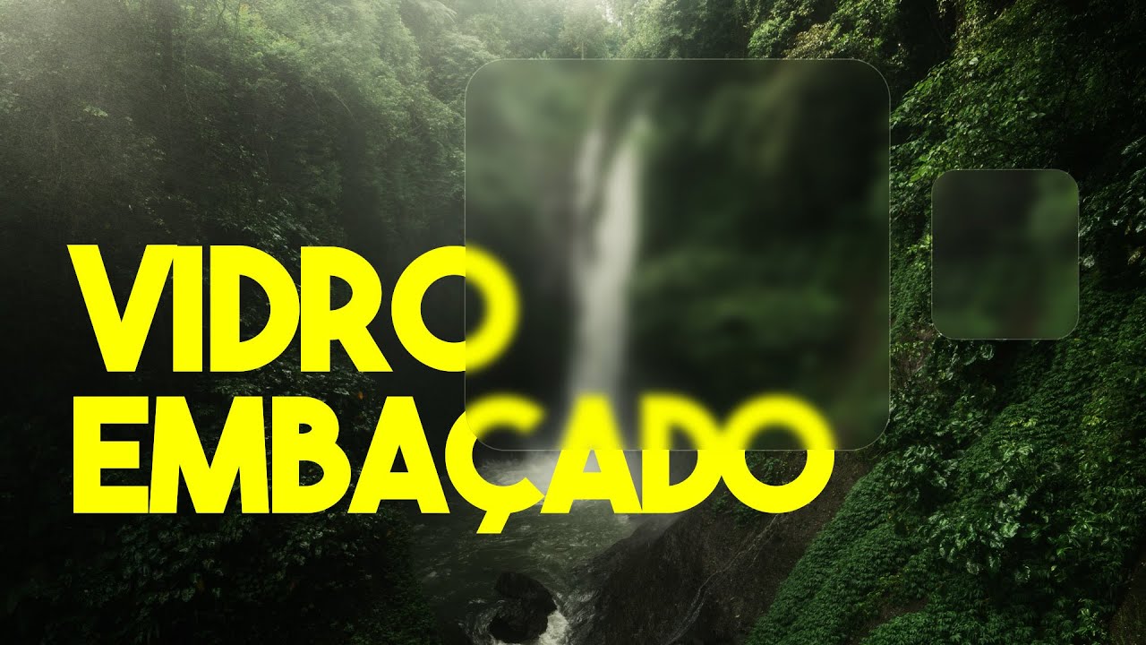 Como fazer um Efeito de Vidro Desfocado no Photoshop