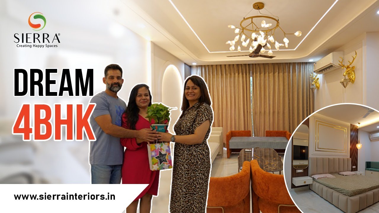 Interior designer in Gurgaon ,4 BHK Apartment Interior designing tour in Gurgaon,Home Interior tour.