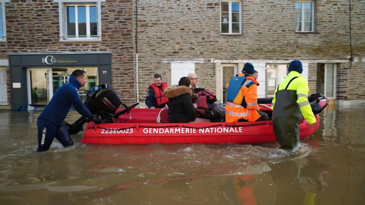 Severe floods in western France after heavy rains | AFP