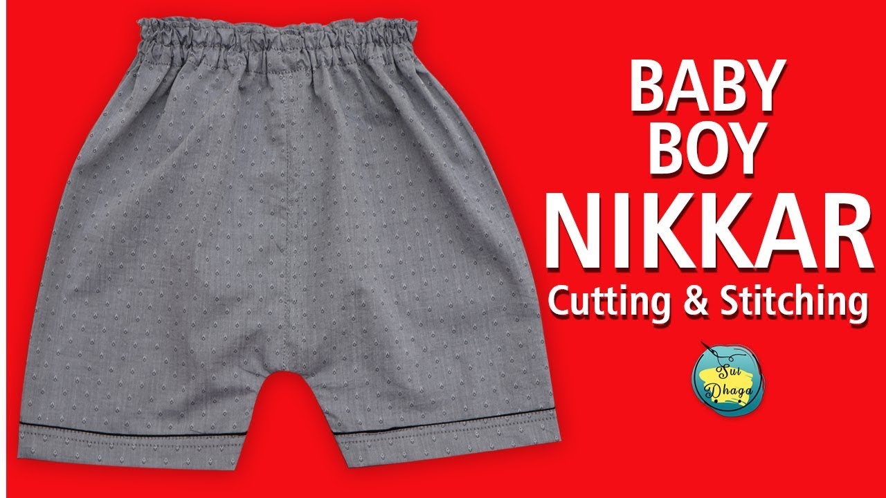 Baby Boy Nikkar Cutting and Stitching For Summer in Hindi/Urdu