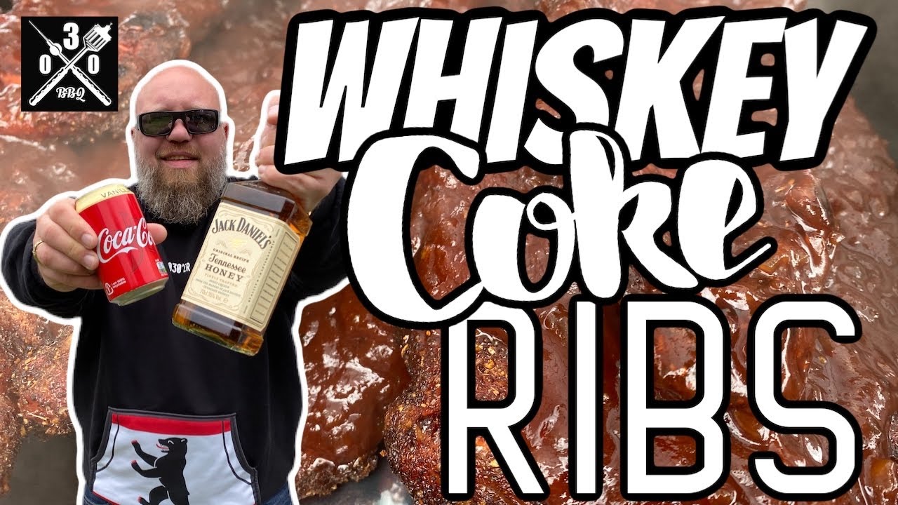 Sweet - Whiskey - Cola - Rippchen vom Smoker - 030 BBQ