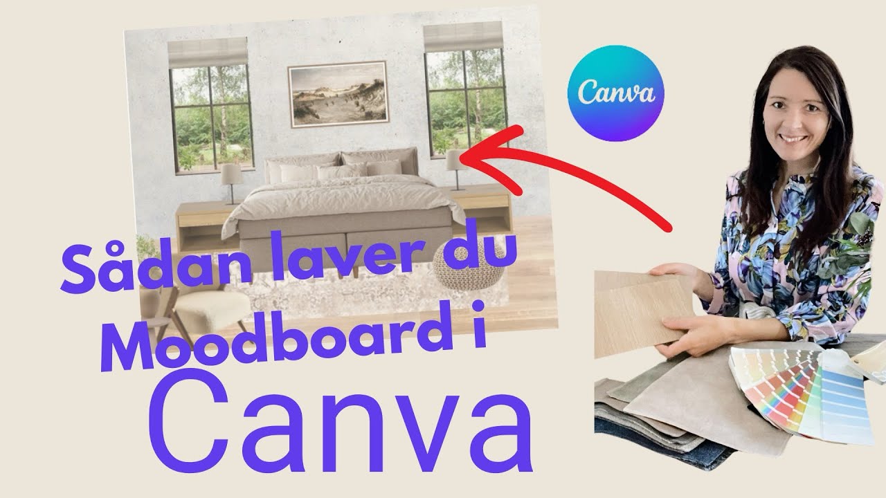Sådan laver du et professionelt Moodboard i Canva
