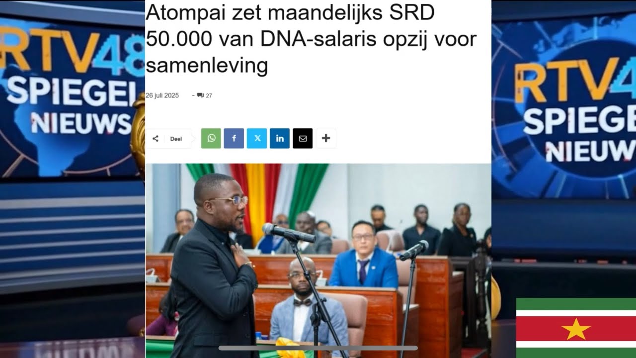 Suriname Nieuws Show Maandag 9 Feb. 2026. Delen AUB. !  