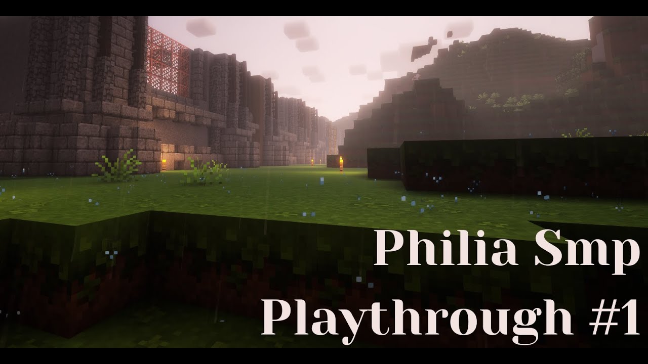 Philia Smp Playthrough #1, mining og building