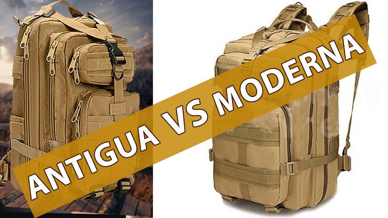 NUEVA VERSION DE MOCHILA TACTICA DE 35 L VS VERSION ANTIGUA