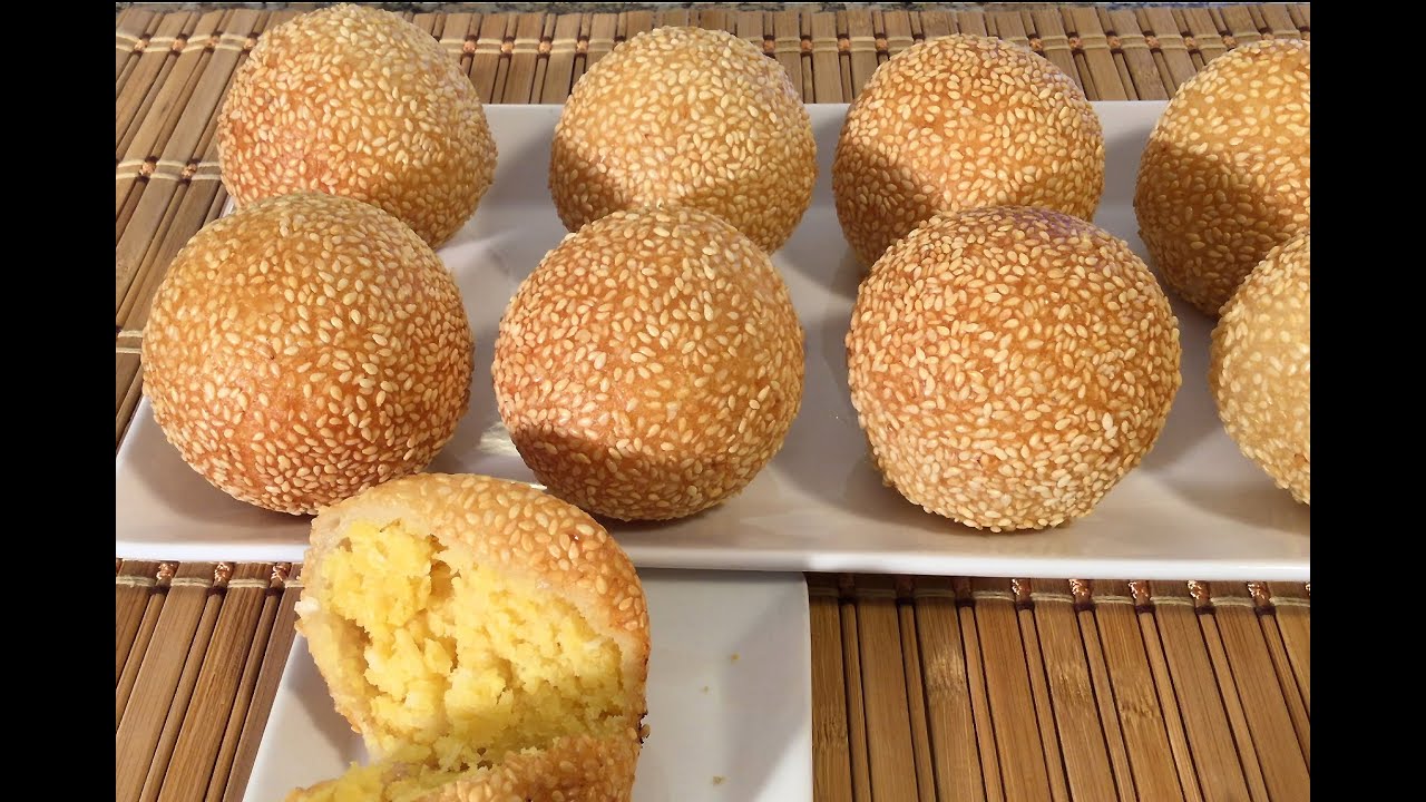 How To Make Banh Cam-Sweet Sesame Balls-Vietnamese Food Recipes