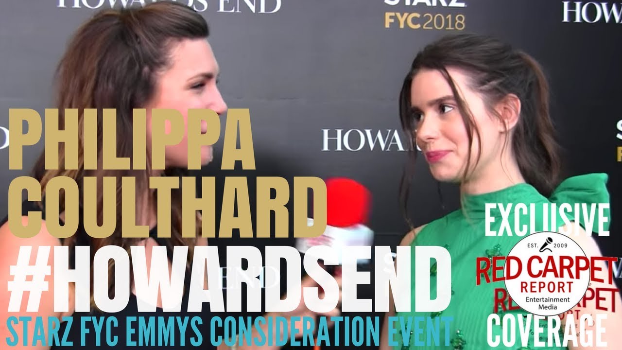 Philippa Coulthard interviewed at Starz Emmys FYC Event for Howards End #FYCEmmys