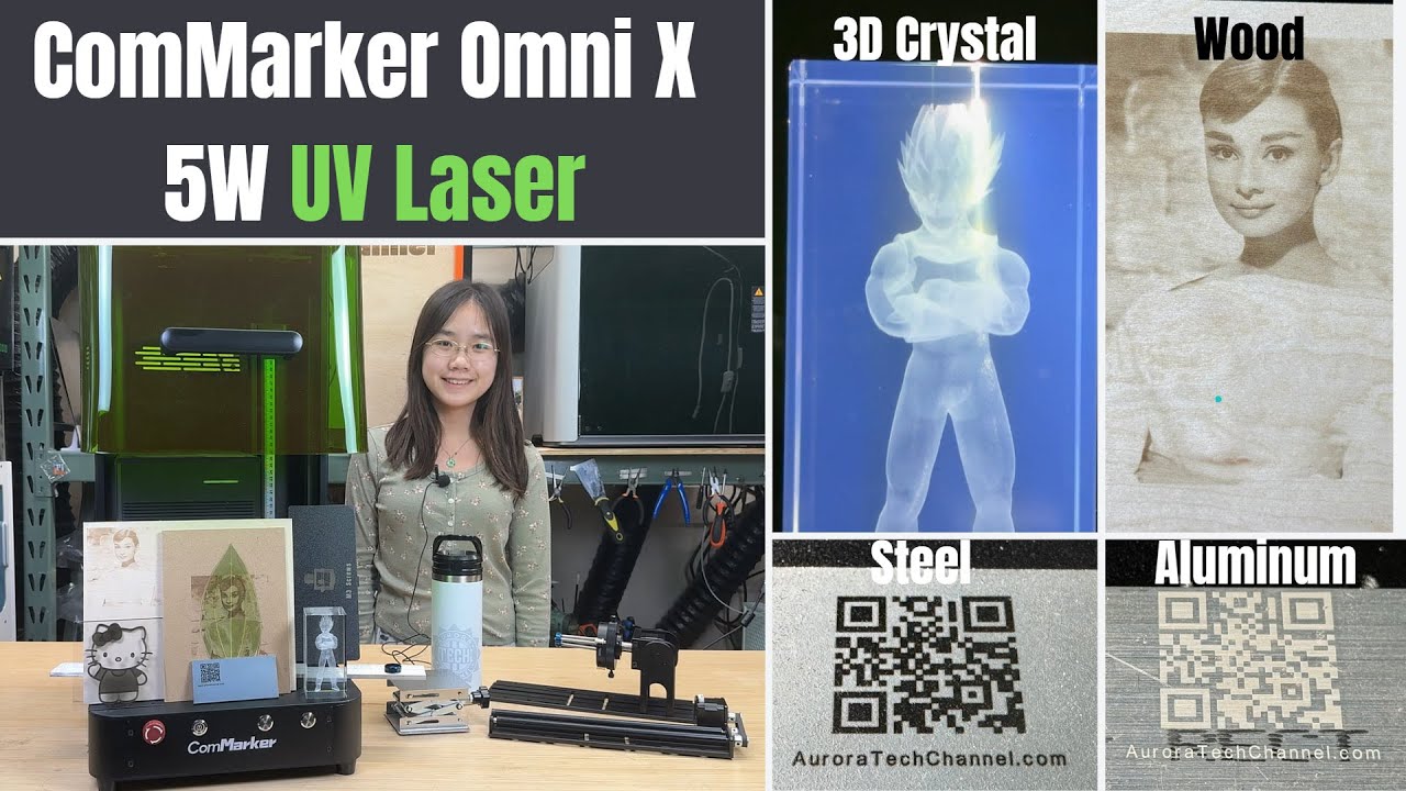 ComMarker Omni X 5W UV Laser Engraver Review - This UV Laser Engraver Can Do What Others Can’t