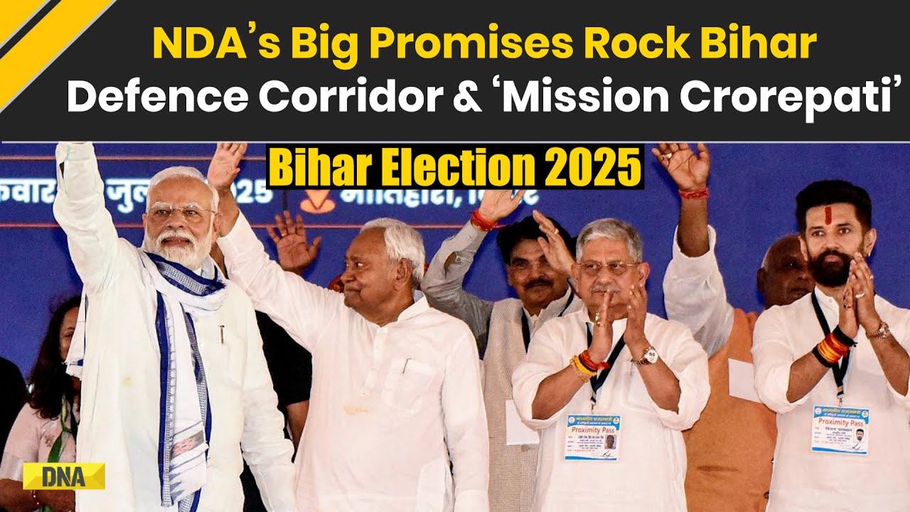 Bihar Election 2025: NDA&rsquo;s Big Promises Shake Up Bihar With Defence Corridor & Mega Health Projects