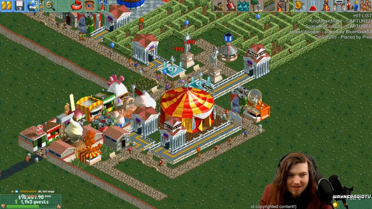 RollerCoaster Tycoon 2: FART WORLD Highlights [WayneradioTV fan edit]