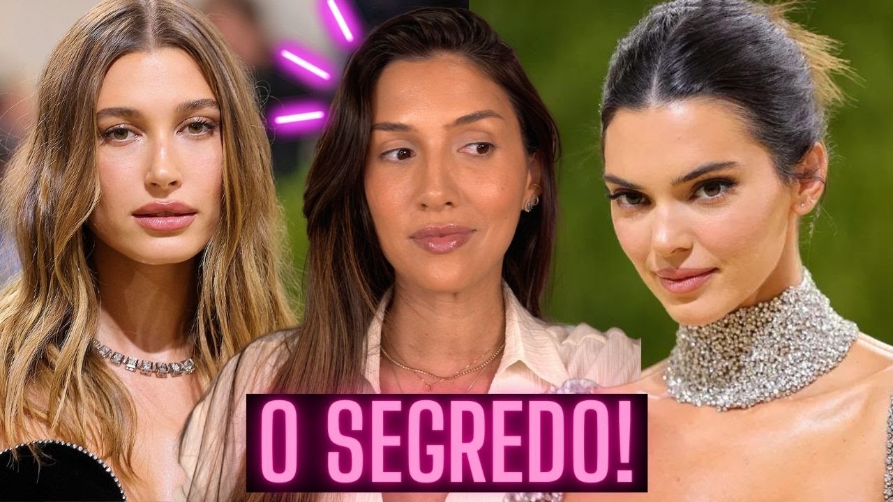 TESTEI a TÉCNICA VIRAL da MAQUIADORA da HAILEY BIEBER e KENDALL JENNER e a PELE ficou PERFEITA!