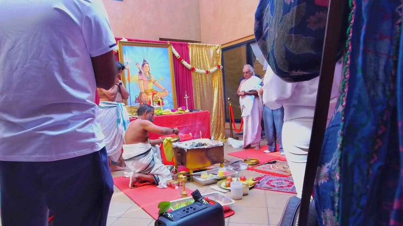 Rudra Homam , Sphatika Linga sthapana 9:30 AM to 1:00 PM # Hanuman Temple Los Angeles