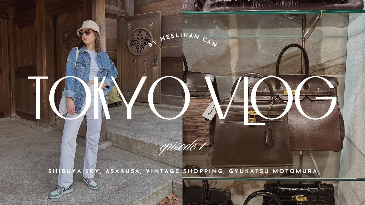 TOKYO TRAVEL VLOG EP 1 | Vintage Shopping, Asakusa, Shibuya Sky & Gyukatsu Motomura