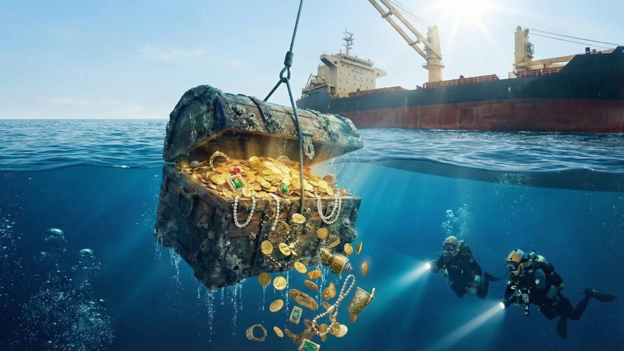 $750 Million Hidden Treasure Unearthed 12,000 Feet Under the Ocean