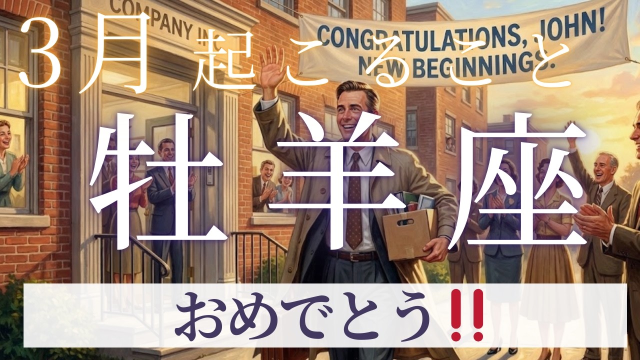 3月【牡羊座】起こること〜新たな門出〜【ルノルマンカードグランタブロー＆オラクルカードリーディング】