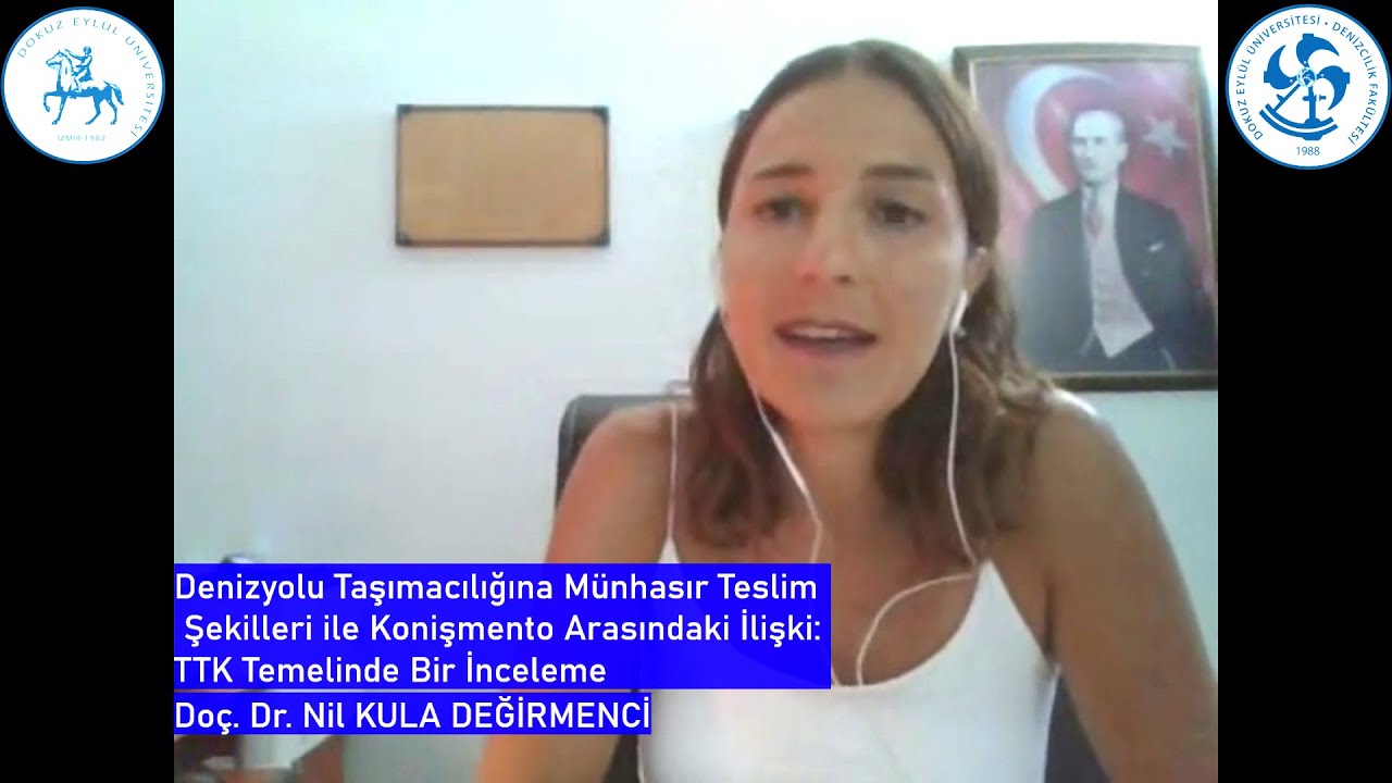 INCOTERMS ile Konişmento Arasındaki İlişki: TTK Temelinde Bir İnceleme- Do&ccedil;. Dr. Nil KULA DEĞİRMENCİ
