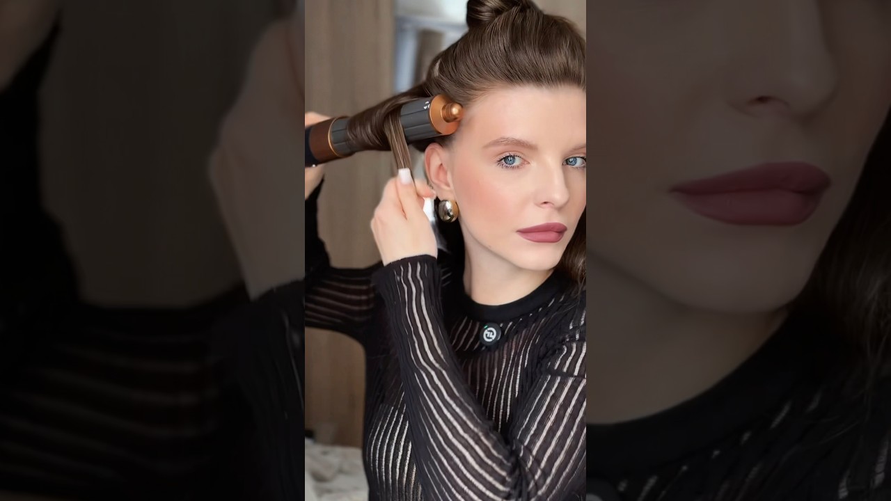 Как накрутить волосы на стайлер ☝🏻 #beautyblogger #уходзаволосами #укладкаволос