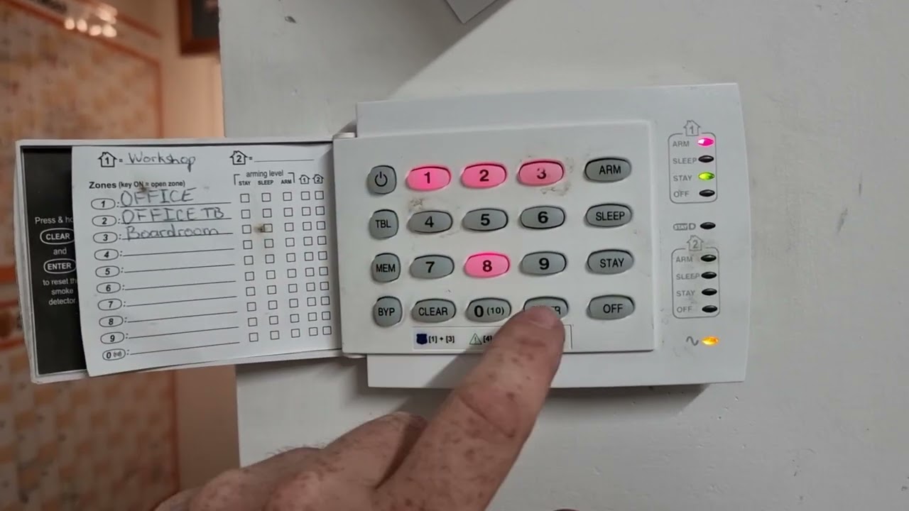 How to quickly program a Paradox Alarm with MG5050 and K10H
