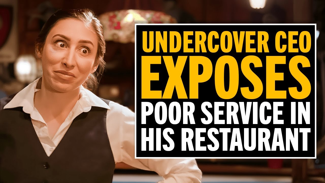 Undercover CEO Discovers Shocking Service at His Own Restaurant!
