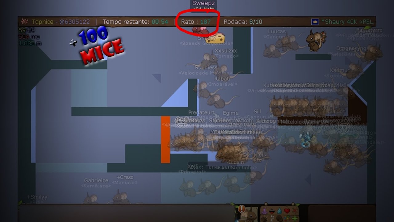 Transformice - Cyfore (+100 MICE)Racing Gameplay #3