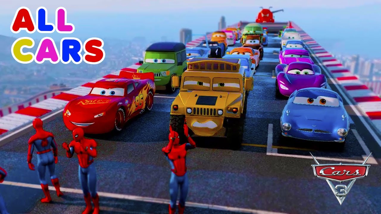 Macuin Cars (Carros) Stream LIVE MIX McQueen hauler Mack Truck Lightning 