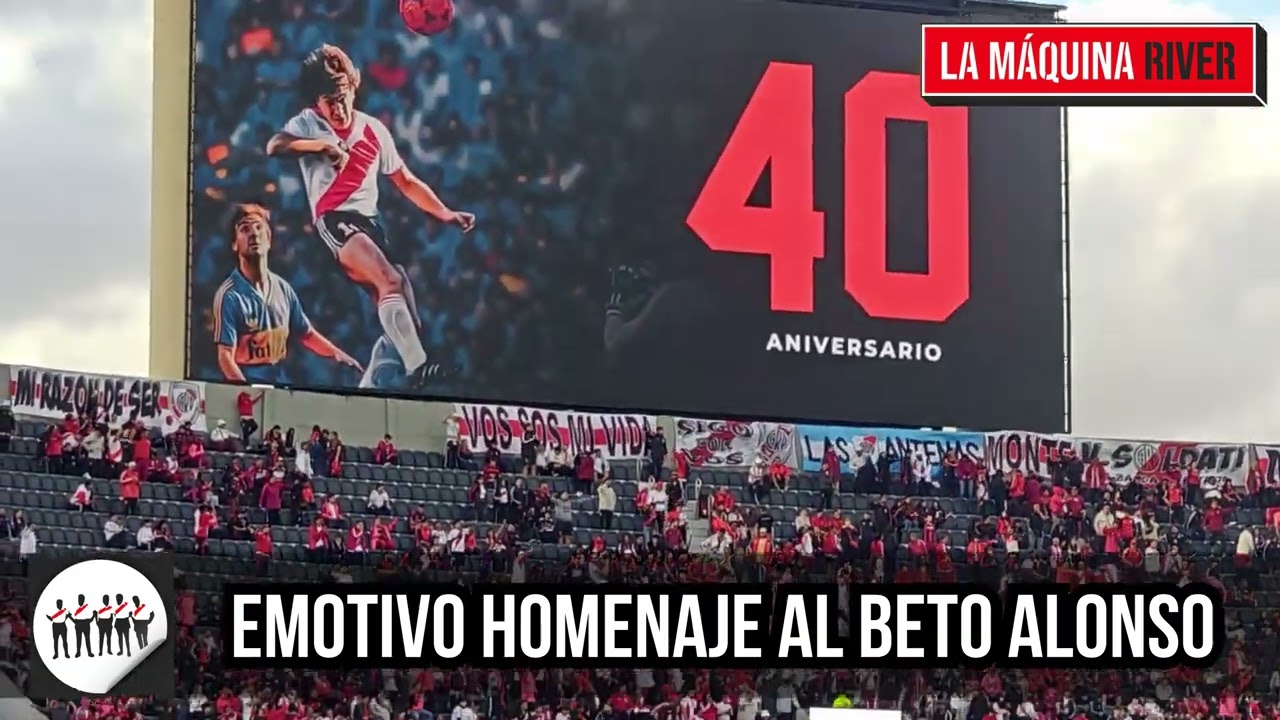 💪EMOTIVO HOMENAJE AL BETO ALONSO - 40 A&Ntilde;OS DE LA PELOTA NARANJA Y LA VUELTA OL&Iacute;MPICA EN LA BOMBONERA