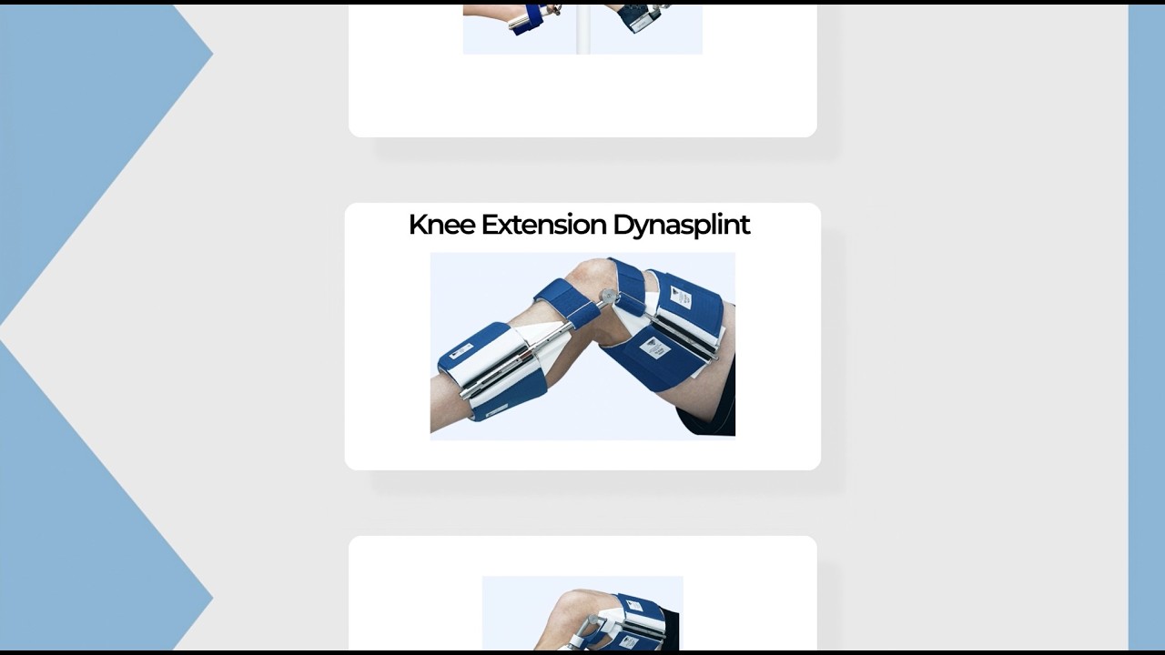 Knee Extension Dynasplint Fitting Video