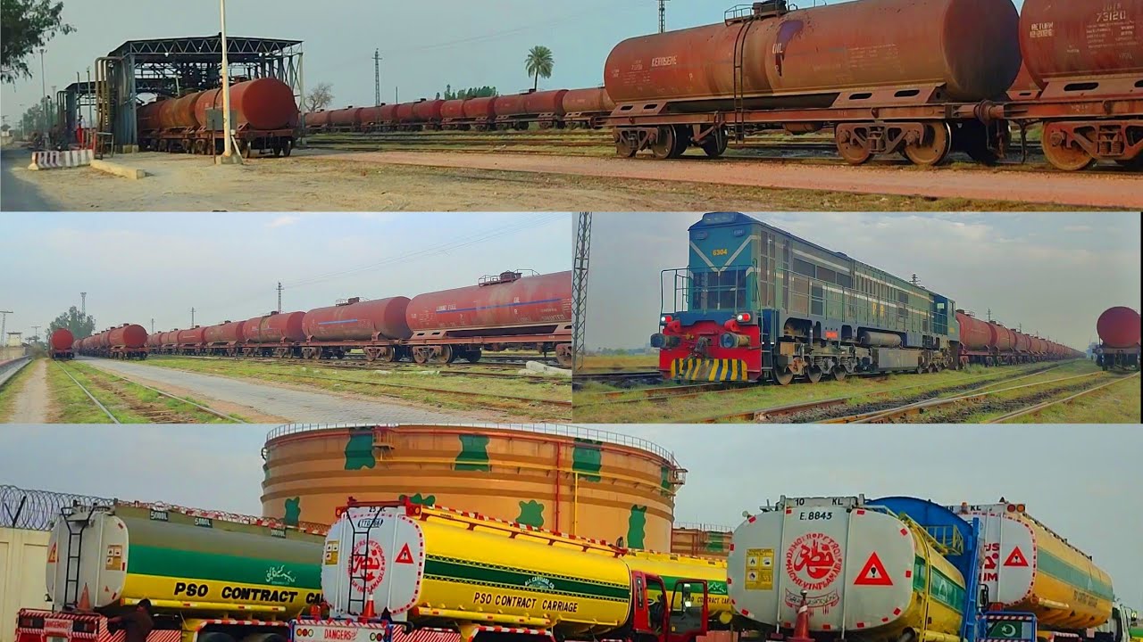 Transportation of PSO Oil by Pakistan Railways|| Oil Supply in Pakistan|| Mehmood Kot Oil Depot| PSO