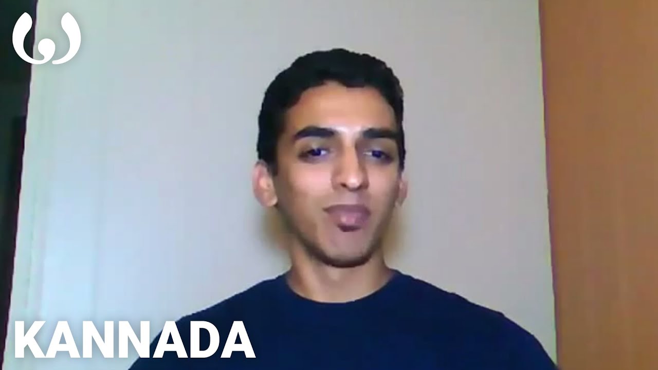 WIKITONGUES: Manjunath speaking Kannada