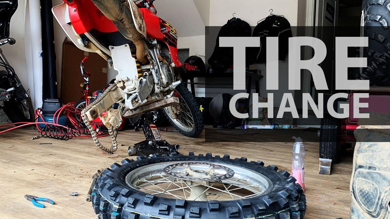 COMO CAMBIAR LLANTA EN HONDA XR650R