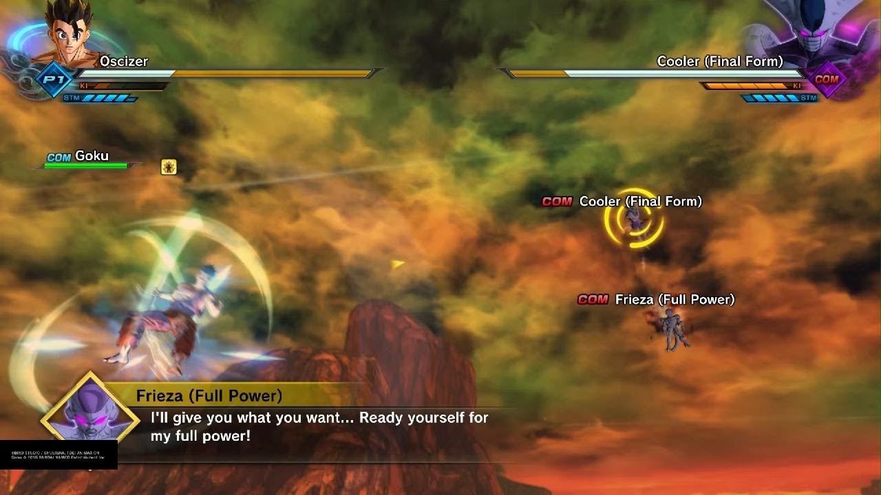 Beating Frieza and Cooler mission first try with 2 energy capsules 